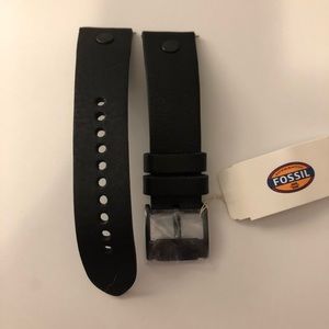 Authentic Fossil leather Japan movement watchstrap